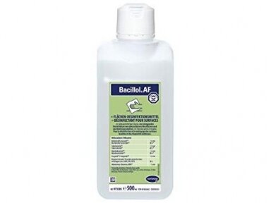 Bacillol AF 500 ml - greito paviršių valymo dezinfekantas
