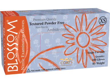 BLOSSOM Nitrilinės pirštinės L dydis 200 vnt su odos apsaugos dengimo technologija COATS - koloidine avižų sistema. Melsvai pilka spalva, be pudros, vienkartinės. PREMIUM QUALITY - AUKŠČIAUSIA KOKYBĖ BLOSSOM Nitrilinės pirštinės L dydis 200 vnt su odos apsaugos dengimo technologija COATS - koloidine avižų sistema. Melsvai pilka spalva, be pudros, vienkartinės. PREMIUM QUALITY - AUKŠČIAUSIA KOKYBĖ