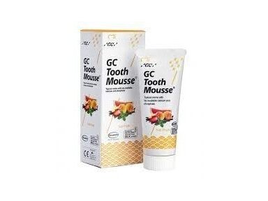 GC Tooth Mousse Recaldent įvairių vaisių skonio dantų kremas be fluoro 40 g (35 ml) GC Tooth Mousse Recaldent įvairių vaisių skonio dantų kremas be fluoro 40 g (35 ml)