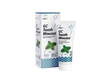 GC Tooth Mousse Recaldent mėtų skonio dantų kremas be fluoro 40 g (35 ml) GC Tooth Mousse Recaldent mėtų skonio dantų kremas be fluoro 40 g (35 ml)