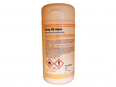 Spray Off wipes 150 vnt - Servetėlės greitai paviršių dezinfekcijai dėžutėje Spray Off wipes 150 vnt - Servetėlės greitai paviršių dezinfekcijai dėžutėje
