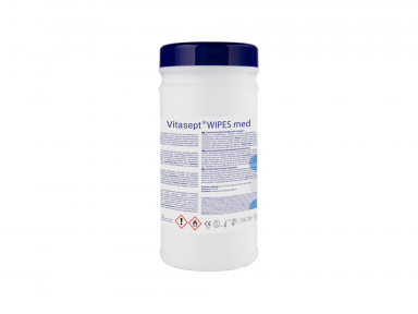 Vitasept Wipes med 150 vnt - Servetėlės paviršių dezinfekcijai dėžutėje Vitasept Wipes med 150 vnt - Servetėlės paviršių dezinfekcijai dėžutėje