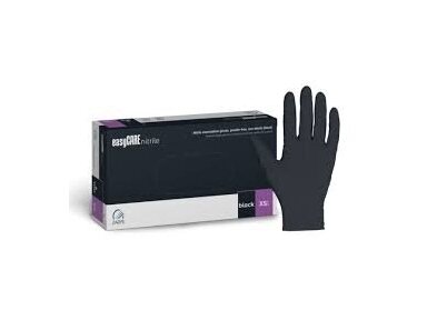 ZARYS easyCARE Nitrilinės pirštinės XS dydis 100 vnt, juodos spalvos, be pudros, vienkartinės ZARYS easyCARE Nitrilinės pirštinės XS dydis 100 vnt, juodos spalvos, be pudros, vienkartinės
